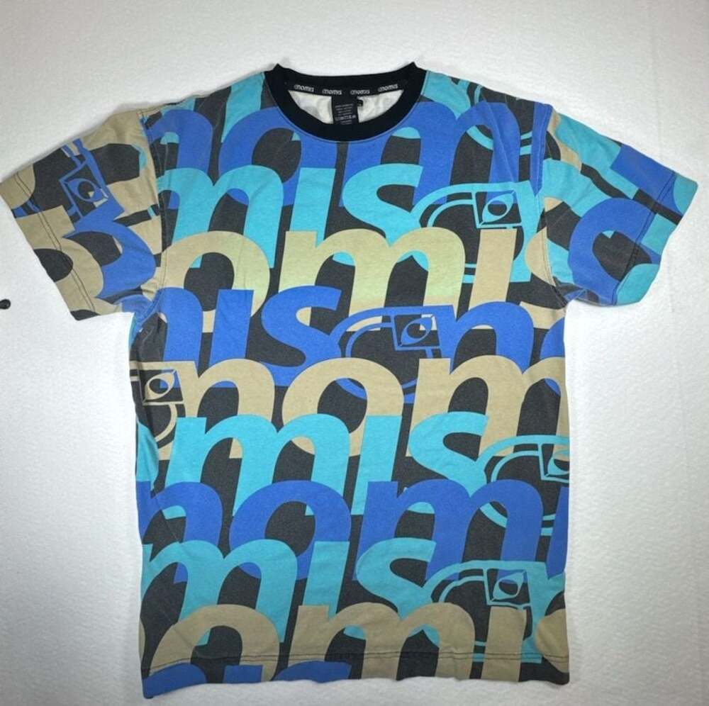 Nomis All Over Print Graphic Logo Snowboard Lifestyle T-Shirt